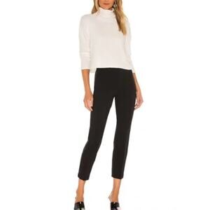 Spanx Perfect Ponte Straight Pants With Satin SideTape Black Size Small‎